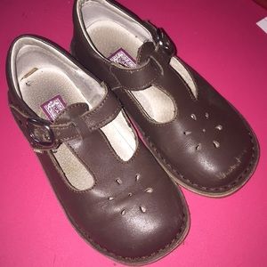 Lamour mocha school shoes